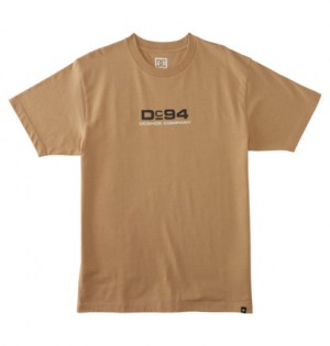 Khaki Men DC Shoes Compass T-Shirt | DC-6193724