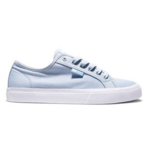 Light Blue Men DC Shoes Manual Skate Shoes | DC-9307651