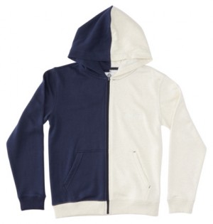 Navy Kids' DC Shoes Baseline Zip-Up Hoodie | DC-0174862