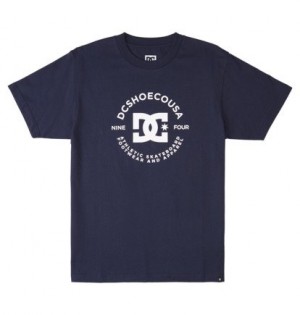 Navy Men DC Shoes DC Star Pilot T-Shirt | DC-9502816