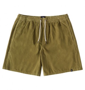 Olive Men DC Shoes Abrupter 18" Corduroy Shorts | DC-0253961