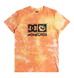 Orange Men DC Shoes DC Shoes x Monegros T-Shirt | DC-2197384