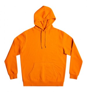 Orange Men DC Shoes Guarded Hoodie | DC-8731409