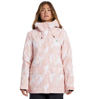 Pink Women DC Shoes Cruiser Technical Snowboard Jackets | DC-2504913