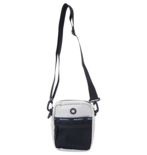 Silver Men DC Shoes Starcher 2L Small Shoulder Bag | DC-3275164