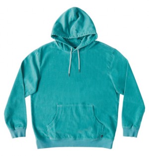 Turquoise Men DC Shoes Abrupter Hoodie | DC-9513478