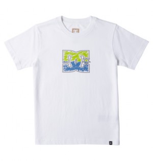 White Kids' DC Shoes DC Star Inline Short Sleeves T-Shirt | DC-1352678