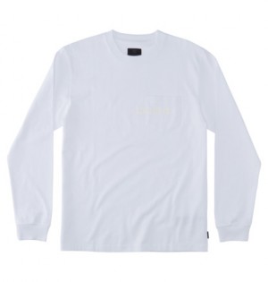 White Men DC Shoes DC 1994 Long Sleeve Pocket T-Shirt | DC-6839541