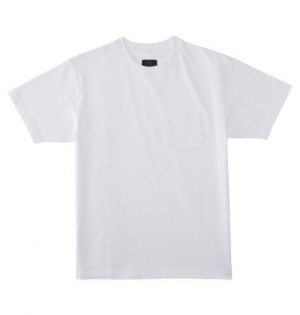 White Men DC Shoes DC 1994 Pocket T-Shirt | DC-7613408