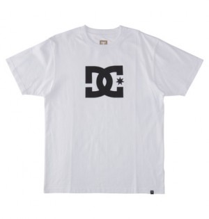 White Men DC Shoes DC Star T-Shirt | DC-1873645