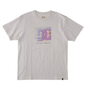 White Men DC Shoes Fine Art T-Shirt | DC-8021537