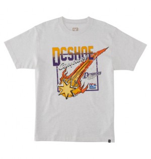 White Men DC Shoes Showtime Starz T-Shirt | DC-8714250