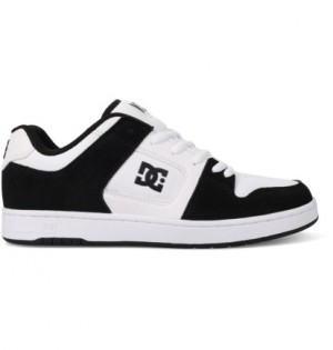 White / Black Men DC Shoes Manteca 4 Sneakers | DC-2983147