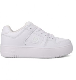 White / White Women DC Shoes Manteca 4 Platform Sneakers | DC-2980153