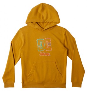 Yellow Kids' DC Shoes New Deals Pullover Hoodie | DC-7632940