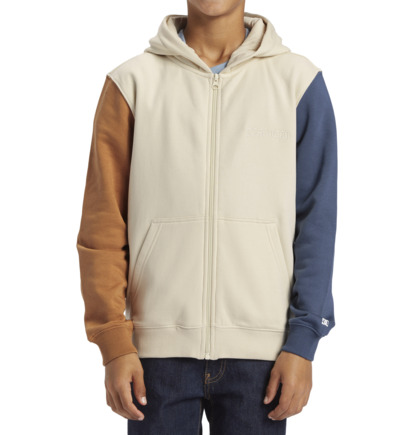 Beige Kids' DC Shoes Baseline Zip-Up Hoodie | DC-5812794