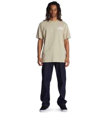 Beige Men DC Shoes Jaakko T-Shirt | DC-9840731