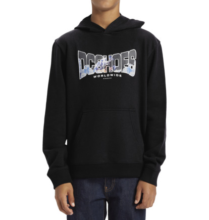 Black Kids' DC Shoes Astro Pullover Hoodie | DC-1964732