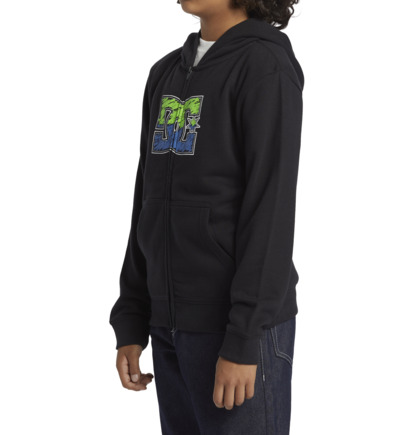 Black Kids' DC Shoes DC Star Inline Zip-Up Hoodie | DC-7531469