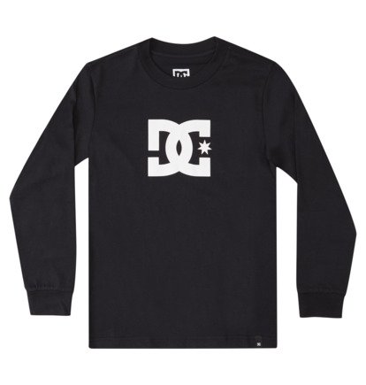 Black Kids\' DC Shoes DC Star Long Sleeve T-Shirt | DC-8521706