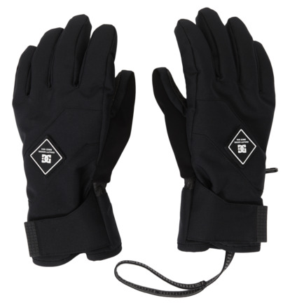 Black Kids' DC Shoes Franchise Technical Snow Gloves | DC-2765983