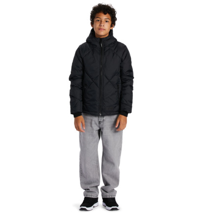 Black Kids' DC Shoes Passage Puffer Jackets | DC-0436985