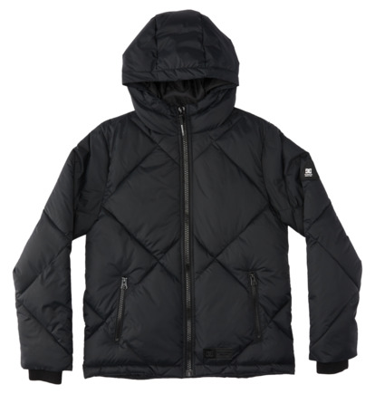 Black Kids\' DC Shoes Passage Puffer Jackets | DC-0436985