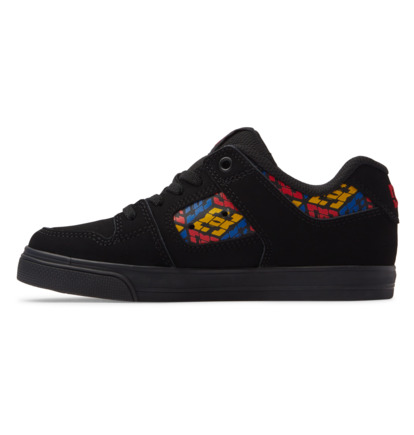 Black Kids' DC Shoes Pure Elastic Skate Shoes | DC-0568249