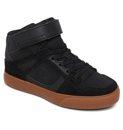 Black Kids' DC Shoes Pure High-Top EV Skate Shoes | DC-8930264