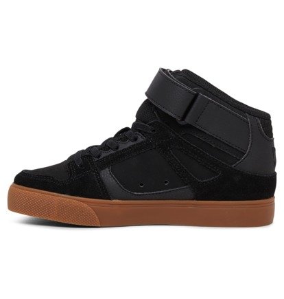 Black Kids' DC Shoes Pure High-Top EV Skate Shoes | DC-8930264