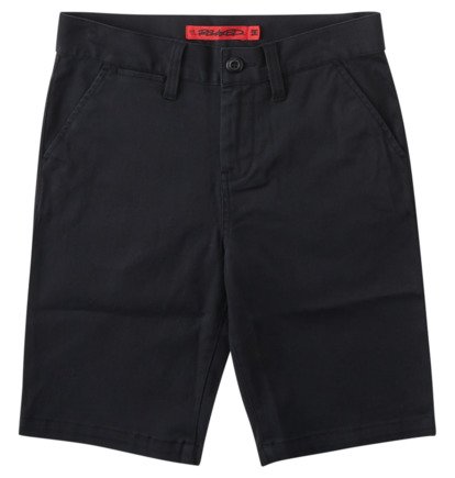 Black Kids\' DC Shoes Worker Relaxed Shorts | DC-2475108