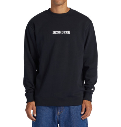 Black Men DC Shoes Baseline Sweatshirts | DC-9405217