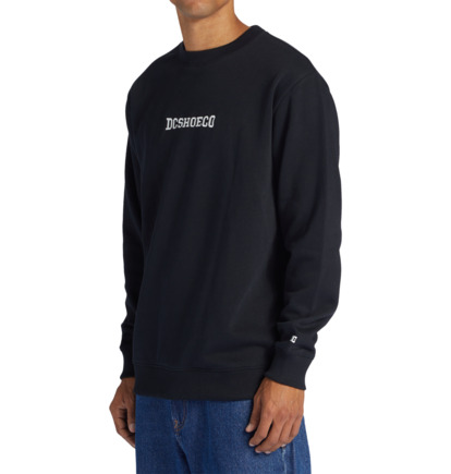 Black Men DC Shoes Baseline Sweatshirts | DC-9405217