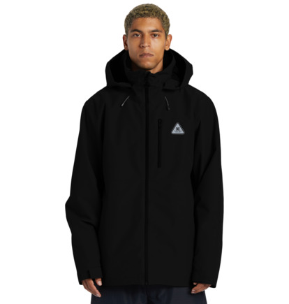 Black Men DC Shoes Basis 30K Technical Jackets | DC-0986351