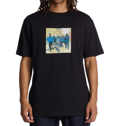 Black Men DC Shoes Bilyeu Philly T-Shirt | DC-6402197