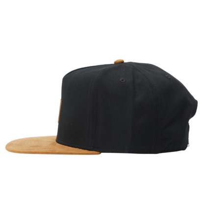 Black Men DC Shoes Brackers Snapback Cap | DC-1362978