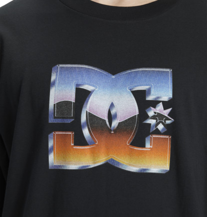 Black Men DC Shoes Chrome T-Shirt | DC-0125863