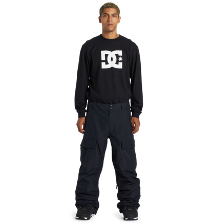 Black Men DC Shoes Code Technical Snowboard Pants | DC-5069472