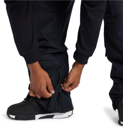 Black Men DC Shoes Code Technical Snowboard Pants | DC-5069472