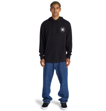 Black Men DC Shoes Concrete Hoodie | DC-8734259