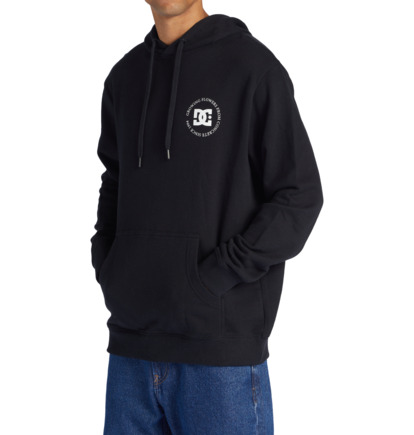 Black Men DC Shoes Concrete Hoodie | DC-8734259