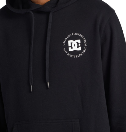 Black Men DC Shoes Concrete Hoodie | DC-8734259