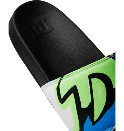 Black Men DC Shoes DC Slide Sandals | DC-2610874