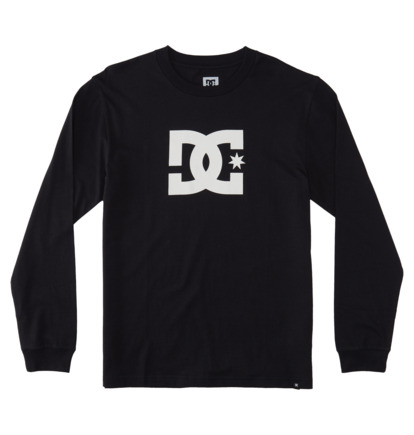 Black Men DC Shoes DC Star Long Sleeve T-Shirt | DC-7954082