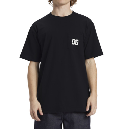 Black Men DC Shoes DC Star Pocket T-Shirt | DC-0357461