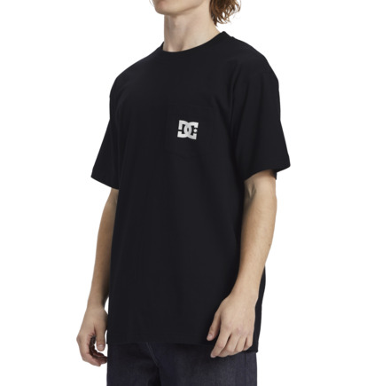 Black Men DC Shoes DC Star Pocket T-Shirt | DC-0357461