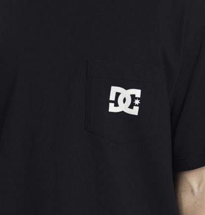 Black Men DC Shoes DC Star Pocket T-Shirt | DC-0357461