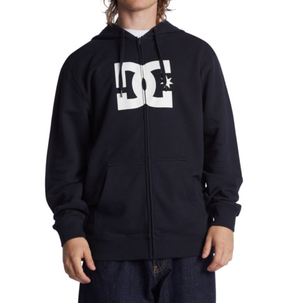 Black Men DC Shoes DC Star Zip-Up Hoodie | DC-9130458