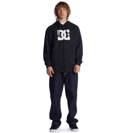 Black Men DC Shoes DC Star Zip-Up Hoodie | DC-9130458