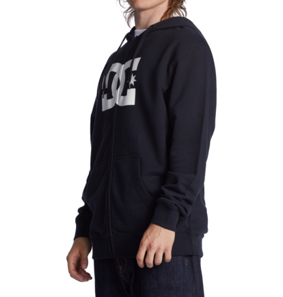 Black Men DC Shoes DC Star Zip-Up Hoodie | DC-9130458